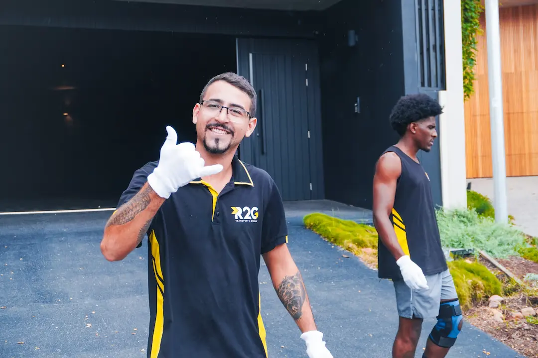 R2G crew moving furniture in Cairns